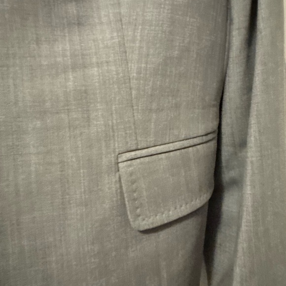 NWOT Twinhill Light Gray Professional Blazer with Notched Lapels Tailored Fit - Picture 7 of 15